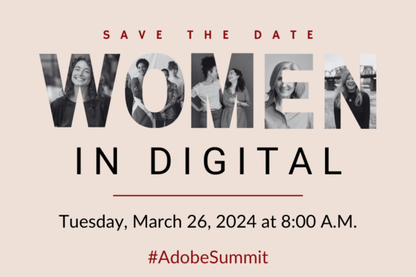 Adobe Summit 2024 Women In Digital Panel