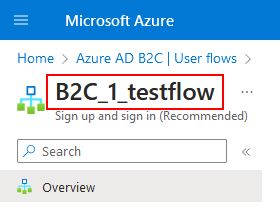 Azure Ad B2c User Flow