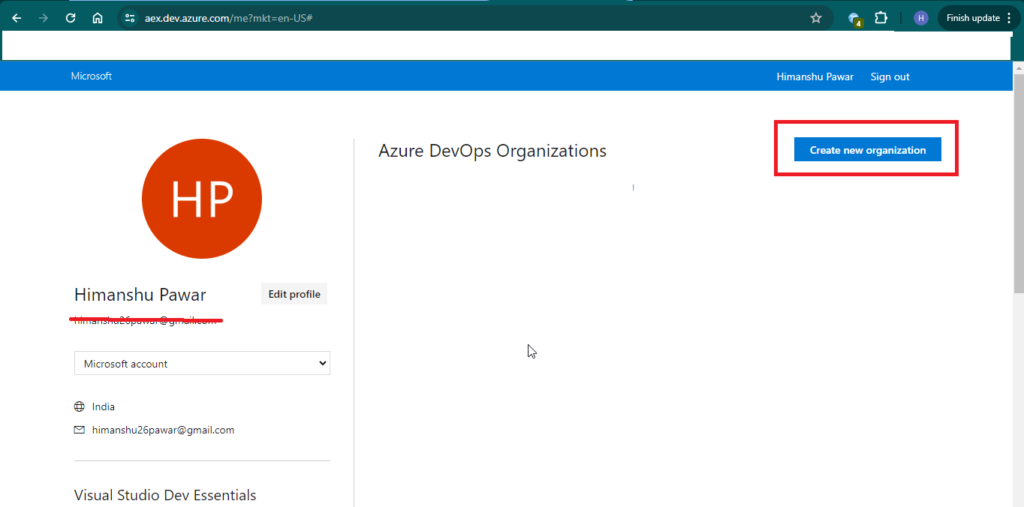 Azure Devops Organization
