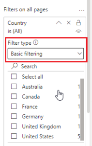 Basic Filtering