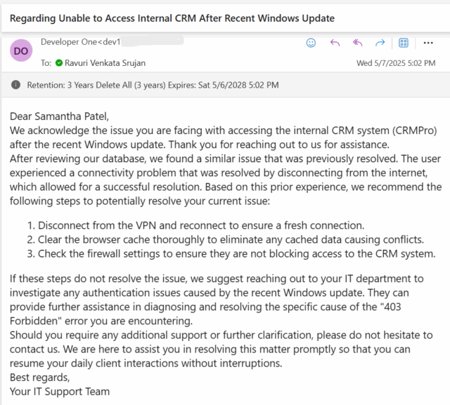 Received Email