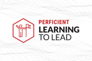 This image is the logo of Learning to Lead program in Perficient