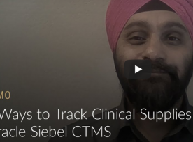 CTMS Clinical Supply Tracking