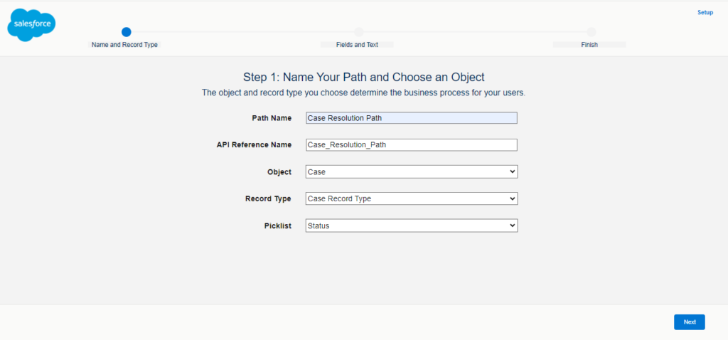 Create a New Path for Case Management