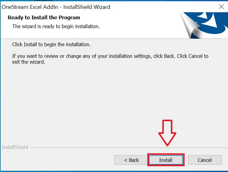 Clicking Install On Installshield Wizard Copy