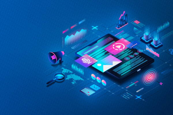 Content Marketing Platform Concept 3d Illustration