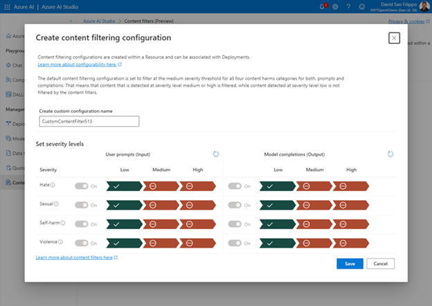 Content Filtering With Azure Open Ai Services