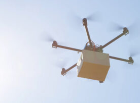 Delivery Drone With Package