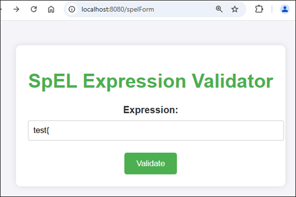 Expression Validator