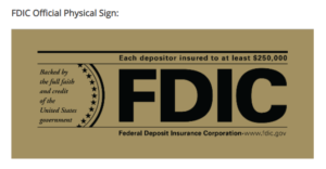 Fdic Official Sign