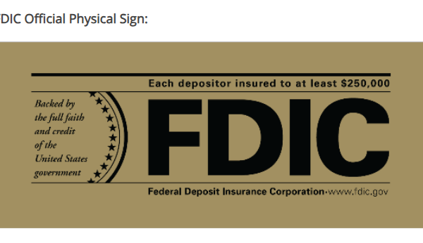 Fdic Official Sign