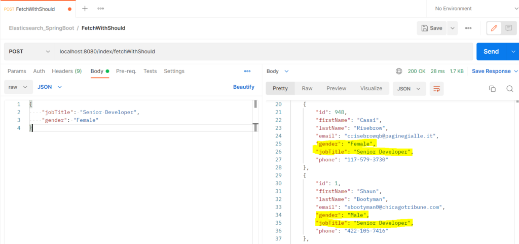 Spring Boot With Java API Client To Build And Execute Queries In ...