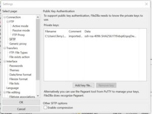 Filezilla 01 Privatekey