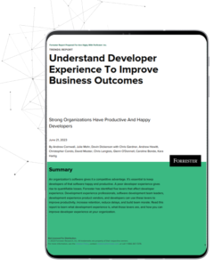 Forrester Developer Experience Report