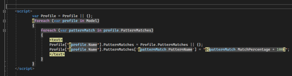 Global Profile Js Cshtml Code