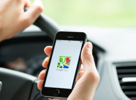 Google Maps Application On Apple Iphone