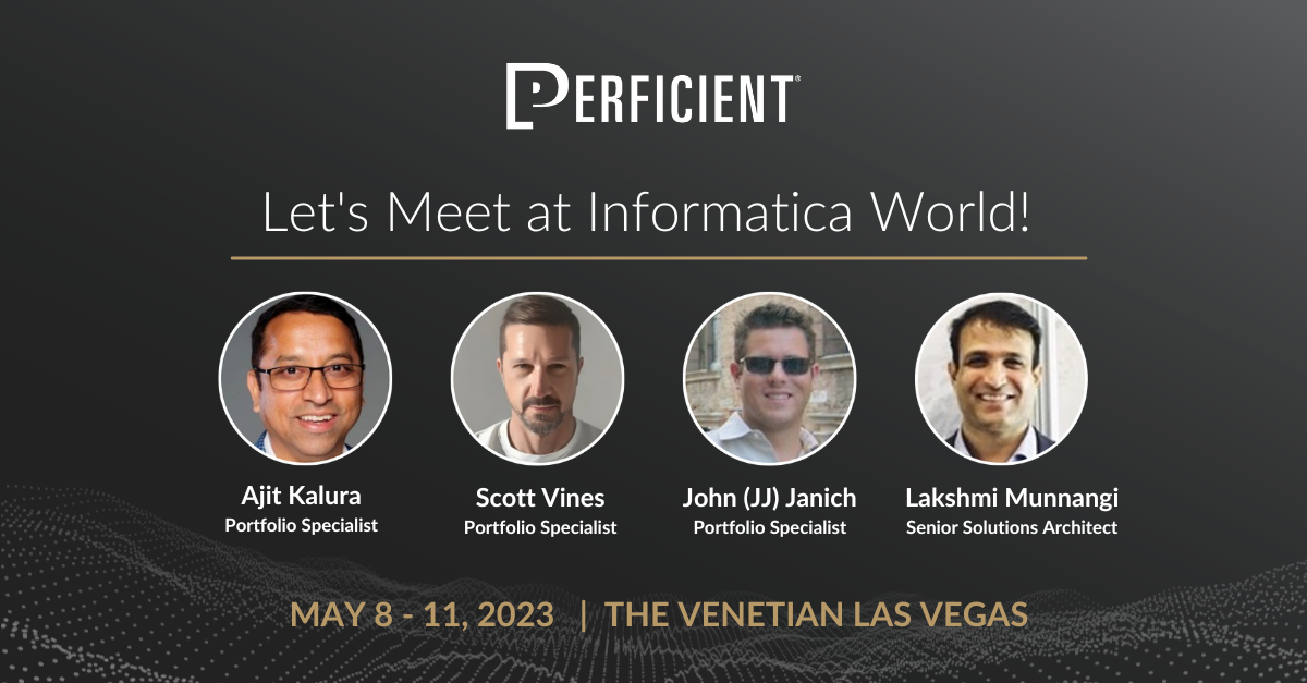 Let’s Meet at Informatica World 2023 #InformaticaWorld / Blogs / Perficient