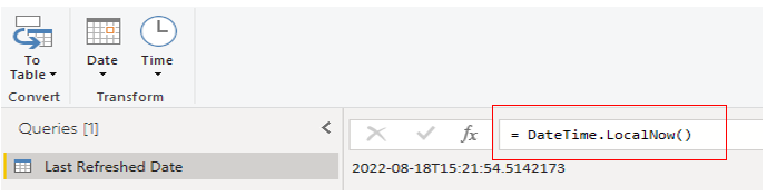 How To Show Last Refresh Date In Power BI Blogs Perficient