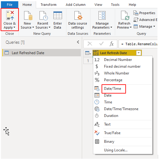 How To Show Last Refresh Date In Power BI Blogs Perficient