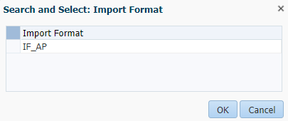 Import Format