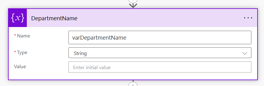 Initialize A Variable