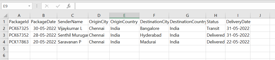 Inputdata