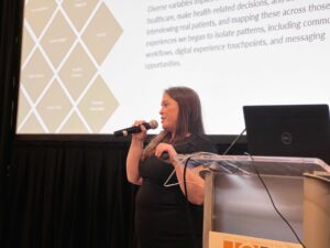 Kayla Brown speaks at HCIC on consumer centricity