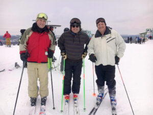 Kurt And Friends Skiing The Slopes