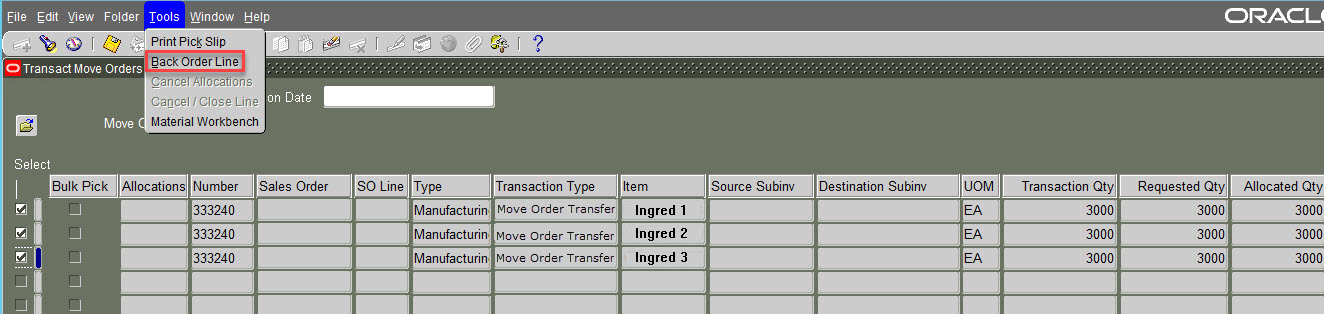 Ways to easily resolve ingredient changes in Oracle R12 - Perficient Blogs