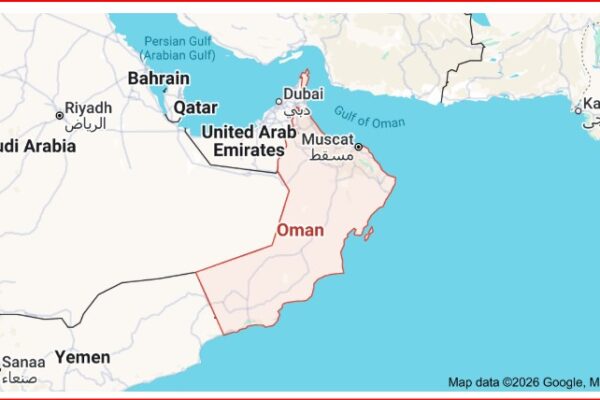 Map Of Oman