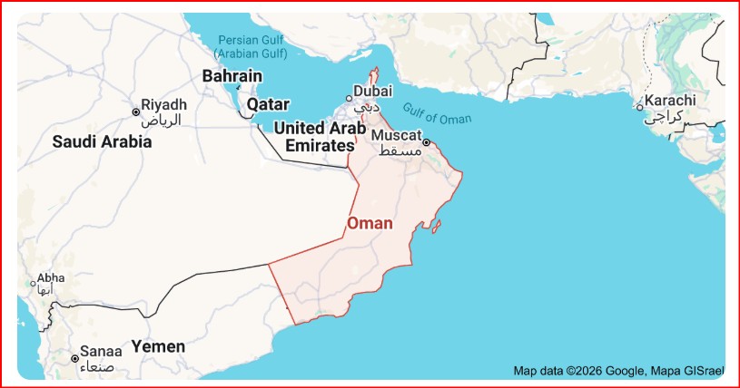 Map Of Oman