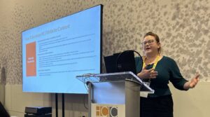 Marlana Voerster speaks at HCIC 2023 on recruitment and retention in healthcare