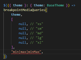 Media query structure configured commerce