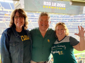 Melinda Schmidt At A Baylor University Championship Game