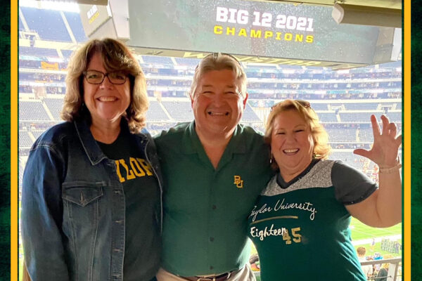 Melinda Schmidt At A Baylor University Championship Game