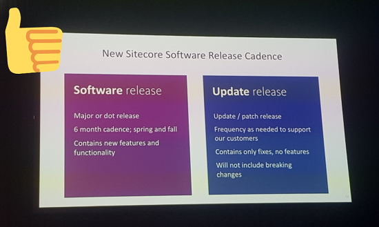 New Sitecore Software Release Cadence