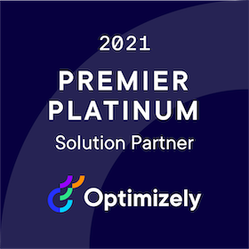 Optimizely Partner Badge 2021 Premier Platinum Xl
