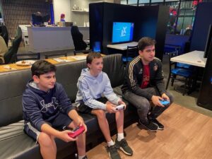 Paulo Playing Fifa Against Young Fans