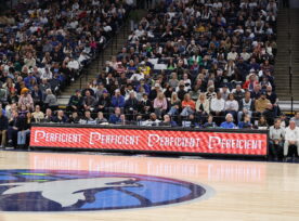 Perficient Courtside Signage at the Minnesota Timberwolves Court