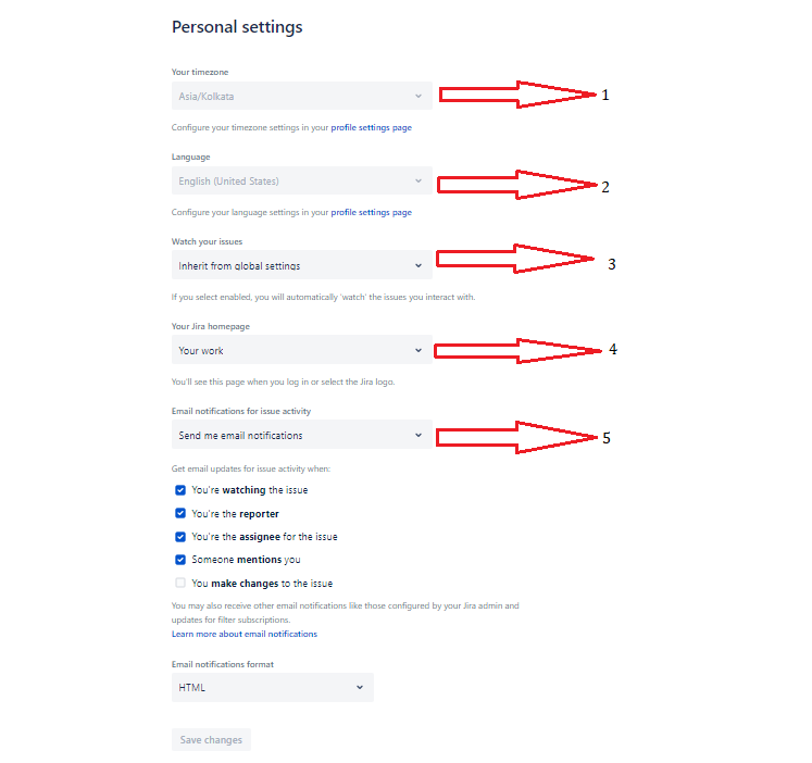 Optimizing JIRA - Adjust Personal Settings