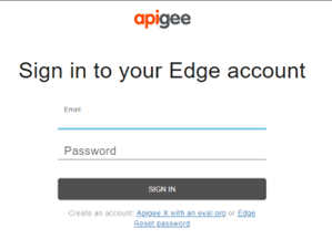 Sign-up for Apigee.