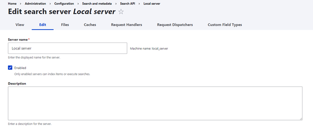 config solr server