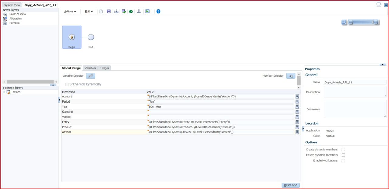 How to Copy Data in PBCS/EPBCS ASO Reporting Cube