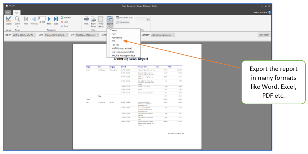 How To Create And Use Paginated Reports In Power BI / Blogs / Perficient