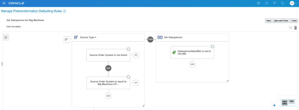 Pre Trans Visuall Builder Example