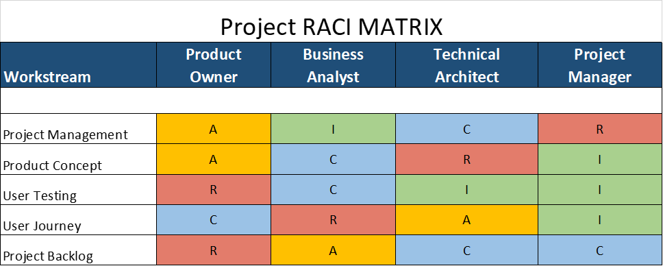 RACI Matric Example