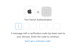 apple two factor authentication