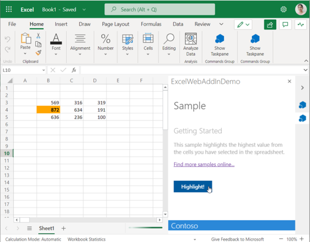 Office 365 Add Ins Integration Excel Task Pane Add In Blogs Perficient 0726