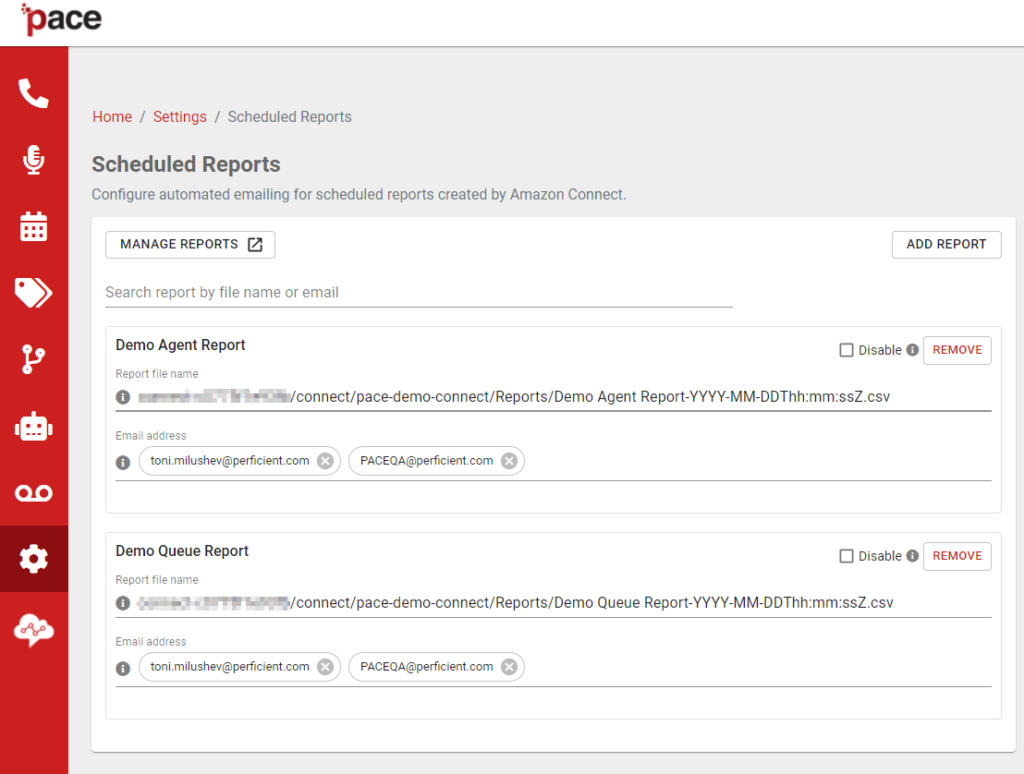 Scheduled Reports