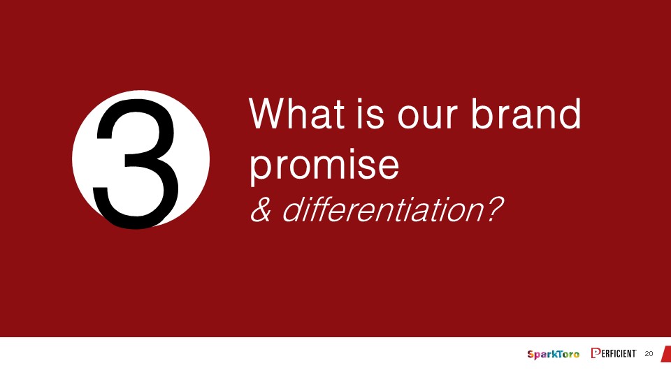 What is our brand promis and differentiation?